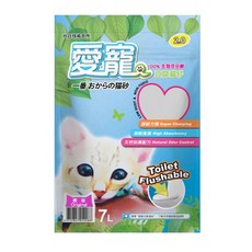 愛寵 2.0 豆腐貓砂 7L, 1個, 愛寵2.0 綠茶