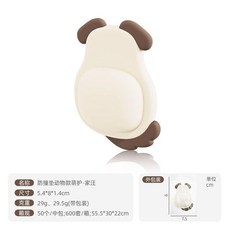 萌寵防撞墊 軟膠門貼 冰箱門擋牆貼 緩衝墊, 1個, 單獨1個裝 簡單防撞 汪汪