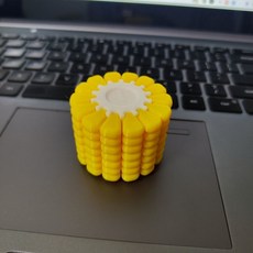 3D打印立體玉米拚圖 俄羅斯方塊益智積木, 1個, 玉米黃,睏難難度