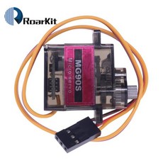 MG90S 서보 1/2/4/10/20/50개 올 메탈 기어 9g 업그레이드 버전 헬리콥터 비행기 자동차 Trex 450 RC 로봇, 03 Black