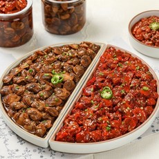 밥도둑 간장&양념(400g+400g) 꼬막장 순살 꼬막, 1개, 800g