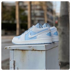 Air Jordan 1 Low 冰藍 反轉 寶寶藍 DV1299-104, 1個, 發售女鞋男生穿建議大半號