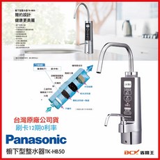 Panasonic 國際牌 櫥下型整水器 TK-HB50 (台灣公司貨) 送漏水段漏器【省錢王-下單最低價】, 1個
