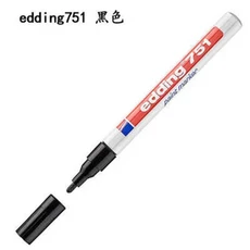 글로스 페인트 마커 다색 원형 팁 1-2mm 유리 자갈 목재 플라스틱용 펜 2PCs/로트 751, 13 001