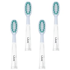 라이브오랄스 호환 전동 칫솔모 리필 딥클린 극세모 4개입, 1세트, P-ORAONE25