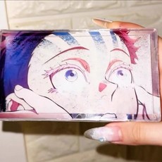 귀멸의 칼날 아카자가 하쿠지로 변하는 모래 퀵샌드 아크릴 변화 카드 오니 상현3 코유키 굿즈, 귀멸의 칼날 아카자가 하쿠지로 변하는 모래 퀵샌드 아크