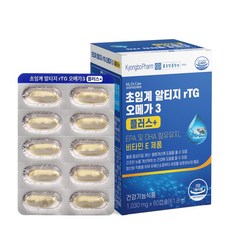 종근당경보 초임계 알티지 오메가3 플러스 1박스 (2개월분), 2개, 60정