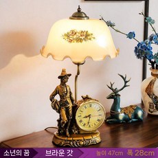 엔틱 탁상조명 빈티지 무드등 협탁등 침실 집들이 탁상용스탠드 안방 책상 탁상 단스탠드, 3. 훨훨소년 세트, 리모콘스위치