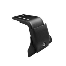 빗물받이 루프랙 브래킷 조절 가능 견고한 금속 구조 고급형 고강도 빗물받이 마운트 어댑터, 검은색, 탄소강