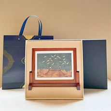 미니병풍 소형병풍 인테리어, 1개, 길상의 학 24.9x6x22cm