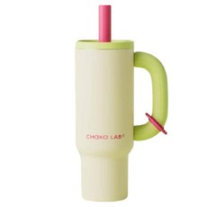 차코랩 오버로드 세라믹 보온병, 1개, 1100ml, 베이지