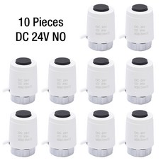바닥 난방용 전기 열 액추에이터 TRV 라디에이터 폐쇄 NC 개방 NO M30 1 5mm 24V 1/5/10, 3) 10 Pieces 24V NO