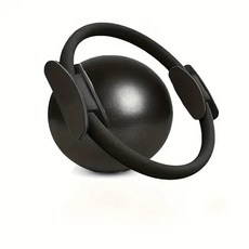 필라테스 요가링 세트 홈트레이닝 초보자용 여성 피트니스 운동용품 다목적 활용, 1개, 블랙 2개 세트
