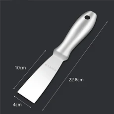 퍼티 나이프 스크레이퍼 삽 벽 통합 몰딩 석고 수공구, [06] thicken 1.6 inch, 1개