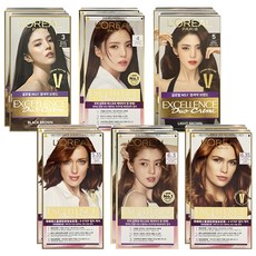 로레알파리 엑셀랑스 듀오크림 염색제, 6.3골든다크블론드, 2개