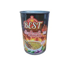 미얀마 베스트 캣피쉬 그린칠리 페이스트 / Myanmar Best Green Chili Fish Paste, 1개, 406g