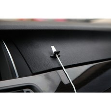 Xilla 汽車束線固定夾 車用理線夾 電線耳機線收納, 可夾一根線 一盒8入