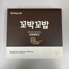 비브리브 꼬박꼬밥 체중조절용 한끼쉐이크 초코, 40g, 7개