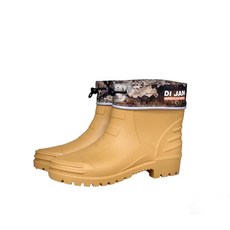 【帝展】短筒野迷 - 棕/灰 登山雨鞋 (附厚底乳膠鞋墊!), 灰,29公分