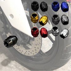 포르자 포크슬라이더 프론트 튜닝 앞바퀴 보호 낙하 제꿍 슬립 방지, 1세트, 블루