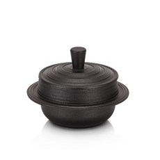 리빙아트 무쇠 가마솥 24cm 6~7인용 인덕션가능