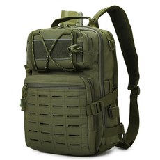 戶外多功能路亞包 特種訓練背包 斜挎胸包 運動背包, 綠色,20-35L, 1個