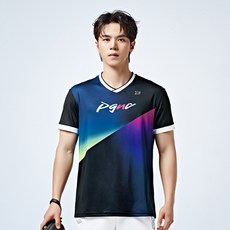 ㈜패기앤코 아울렛 패기앤코 코트어드밴티지 남성 스포츠 기능성 데일리 반팔 라운드티셔츠 배드민턴 탁구 볼링 홈트 헬스 러닝 RT-1043