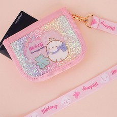 구니스토어 몰랑 레인보우 목걸이 지갑 공주지갑 지갑선물 작은지갑