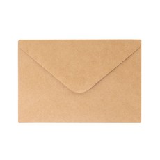 선진문구 무지 엽서봉투 158x108mm, 10개, 크라프트