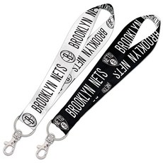 Wincraft NBA 밀워키 벅스 랜야드 키 스트랩 2.5cm(1인치), Brooklyn_Nets