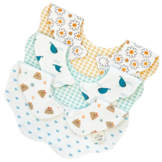 벨베이비 아기 양면 턱받이 3종 세트, Y, 3개입, 1세트