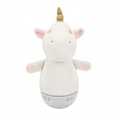 비비노리 오뚝이 수면등 아기 신생아 자장가 백색소음 인형 수면램프 출산선물 수유등 [토끼/유니콘/곰돌이/강아지], 1개, 유니콘(화이트)