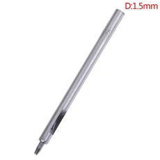 가죽 구멍 펀치 1pc 0.5mm 둥근 공예 벨트 의류에 대한 커터, 1개, 03 1.5mm