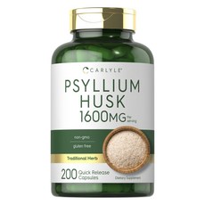 칼라일 실리엄 허스크 1600mg 퀵 릴리즈 캡슐, 200정, 2개
