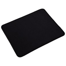 마우스패드 미끄럼방지 방수 블랙 정밀 에지락 210x250x2mm, 1개, ブラック