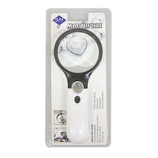 독서 확대 경 돋보기 관찰 후레시 LED 렌즈 46611pc 1(ea), 1개