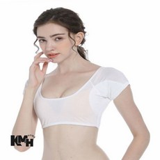 겨드랑이 땀 흡수 패드 운동이너, 03땀패드이너-흰색L