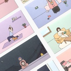 핑크풋 가로봉투 용돈 세뱃돈 보리 편지 종이 봉투 1p [ASK888]