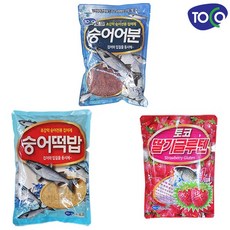 토코 삼합세트 숭어떡밥 훌치기 원투낚시 토코떡밥