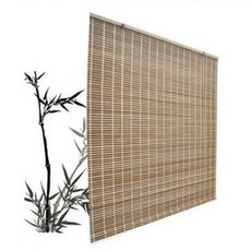 대나무창문커튼 120X150 햇빛차단발 식당 테이블사이 가림막