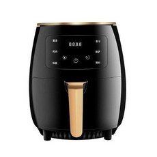 智能多功能空氣炸鍋, 4.5L黑色,UK英規 220V