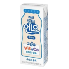 매일유업 헬로엔요 플레인, 200ml, 72개