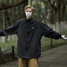 薄款防曬衣男夏季山系戶外潮牌寬鬆日系原宿連帽防紫外線外套