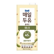매일두유 99.9 플레인, 950ml, 12개