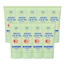 해피바스 필쏘굿 시카진정 수분 선크림 80ml SPF50+ PA++++ 9개, 1개