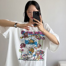 러브앤시티 남녀공용 피그먼트 스페셜 반팔티셔츠 프리미엄 원단 박스티 유니크 빈티지 오버핏 빅사이즈