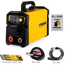 현장용 5KW급 전기 인버터 용접기 코리아나 KL230S ] 3.2파이 풀용접 220V 미니 휴대용 소형 펄스 LIFT티그 멀티 용접기 KL-230S 5K 3K 3KW, 1세트, 정품