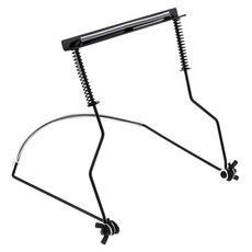 Eavnbaek 10홀 하모니카 홀더 넥 핸즈프리 스크래치 방지 펠트 패드 하모니카 보호 (10홀 - 블랙), 10홀 - 블랙