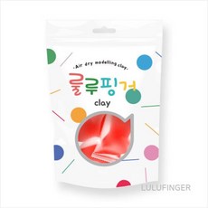 [룰루핑거] 룰루핑거클레이 단체용 (10g 30개) 빨강, 개