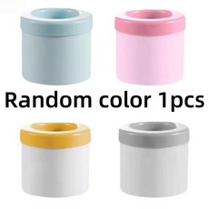 실리콘 아이스 큐브 트레이 냉동고용 탈부착 뚜껑 미니 몰드 저온에 강함, 1개, 1. Random color 1pcs, 1L